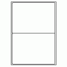 532 - Label Size 199.6mm x 143.5mm - 2 labels per sheet